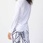 Joseph Ribkoff - Joseph Ribkoff Pleated Wrap Front Blouse