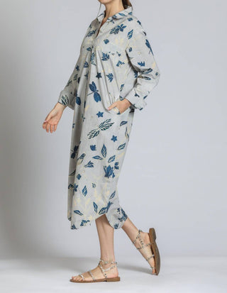 Apny - Printed Shirt Dress