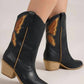 Beast Fashion - Women's Butterfly Cut Point Toe Boots