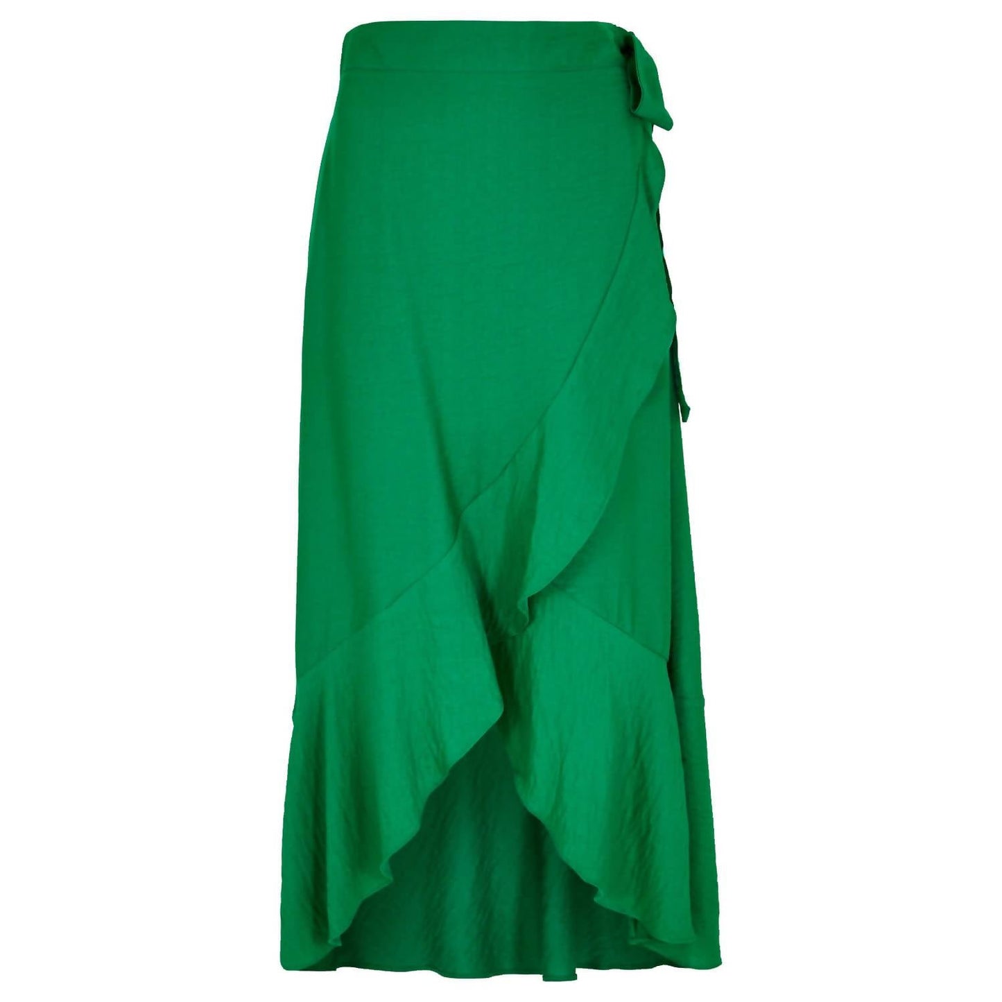 Apricot - BIG RUFFLE MAXI SKIRT