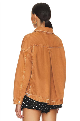 Free People - Jaqueta jeans Opal Swing
