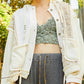 Pol - Cut Sew Multi Fabric Hooded Button Down Shacket