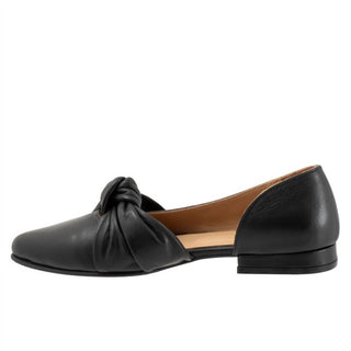 Bueno - Sapatos baixos de couro liso femininos