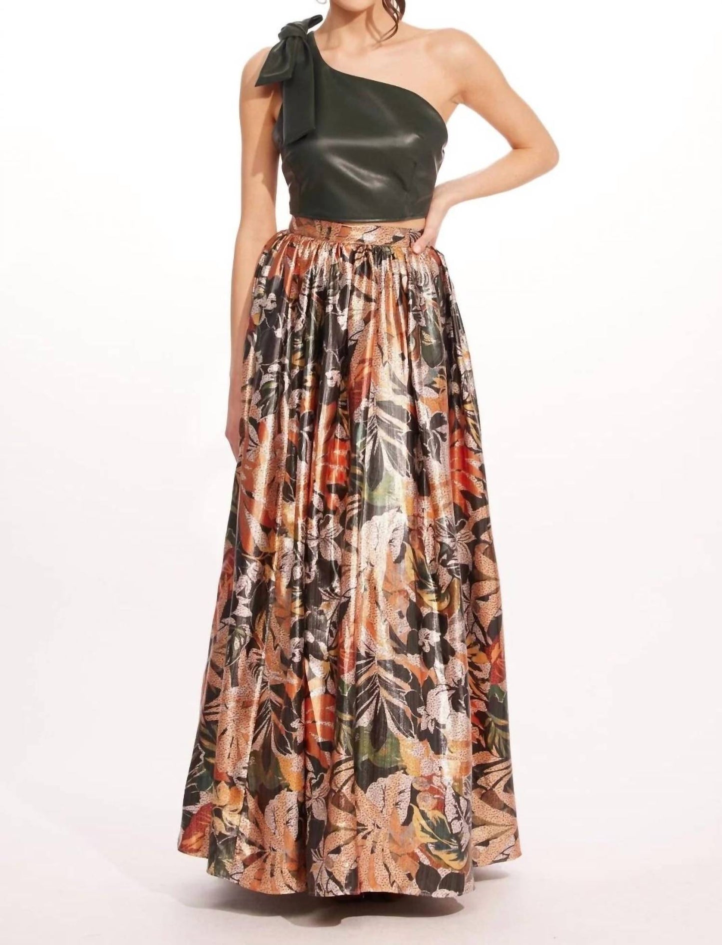 Eva Franco - Glitter Bloom Maxi Skirt