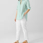 Eileen Fisher - Organic Handkerchief Linen Classic Collar Shirt