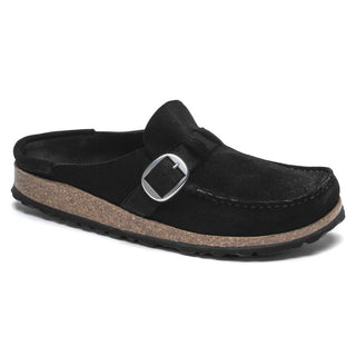 Birkenstock - Tamanco Buckley Camurça Feminino - Regular/Largo