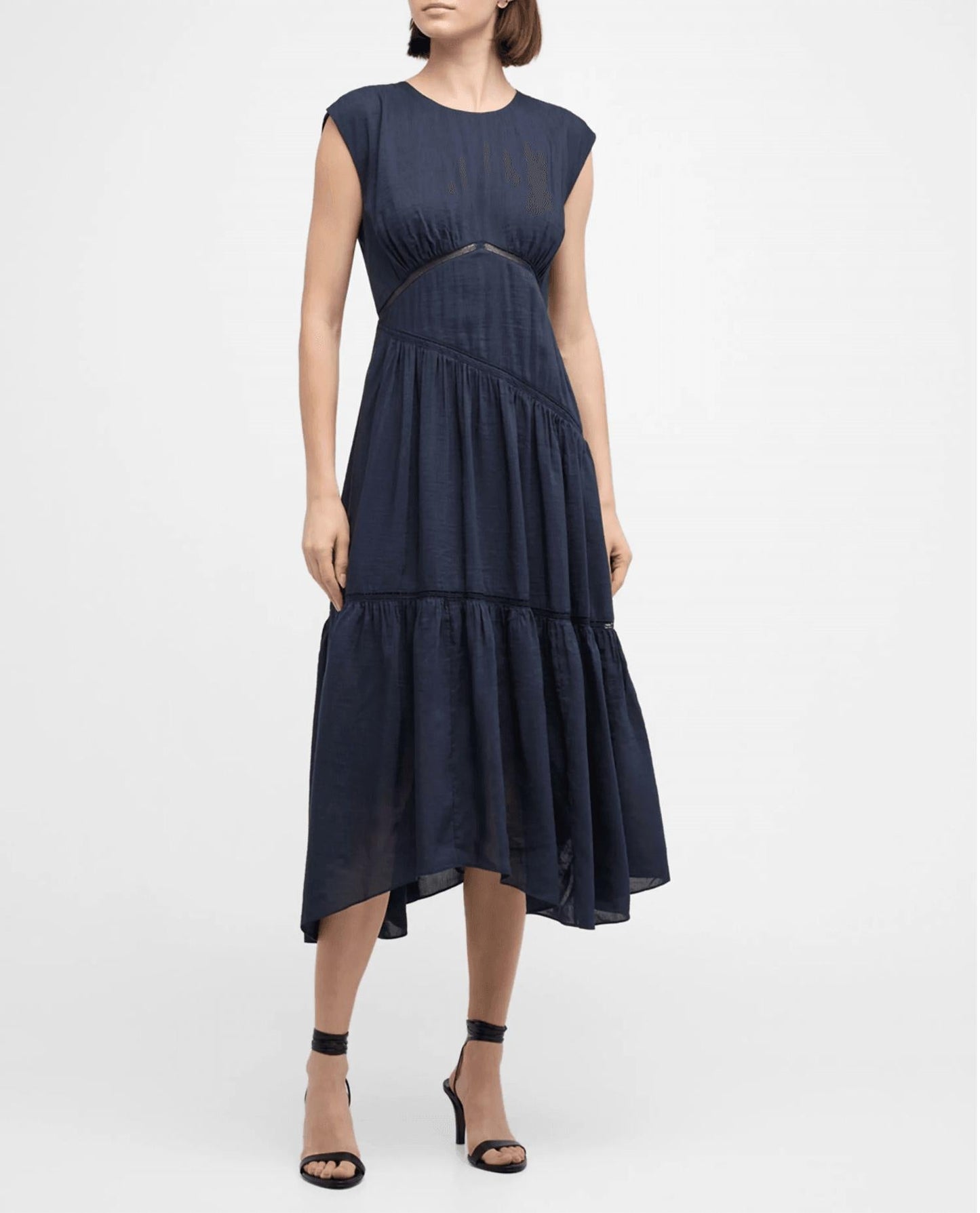 Frame - Gathered Tier Hem Dress