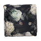 Hazel - Large Square Pouf With Flower Print