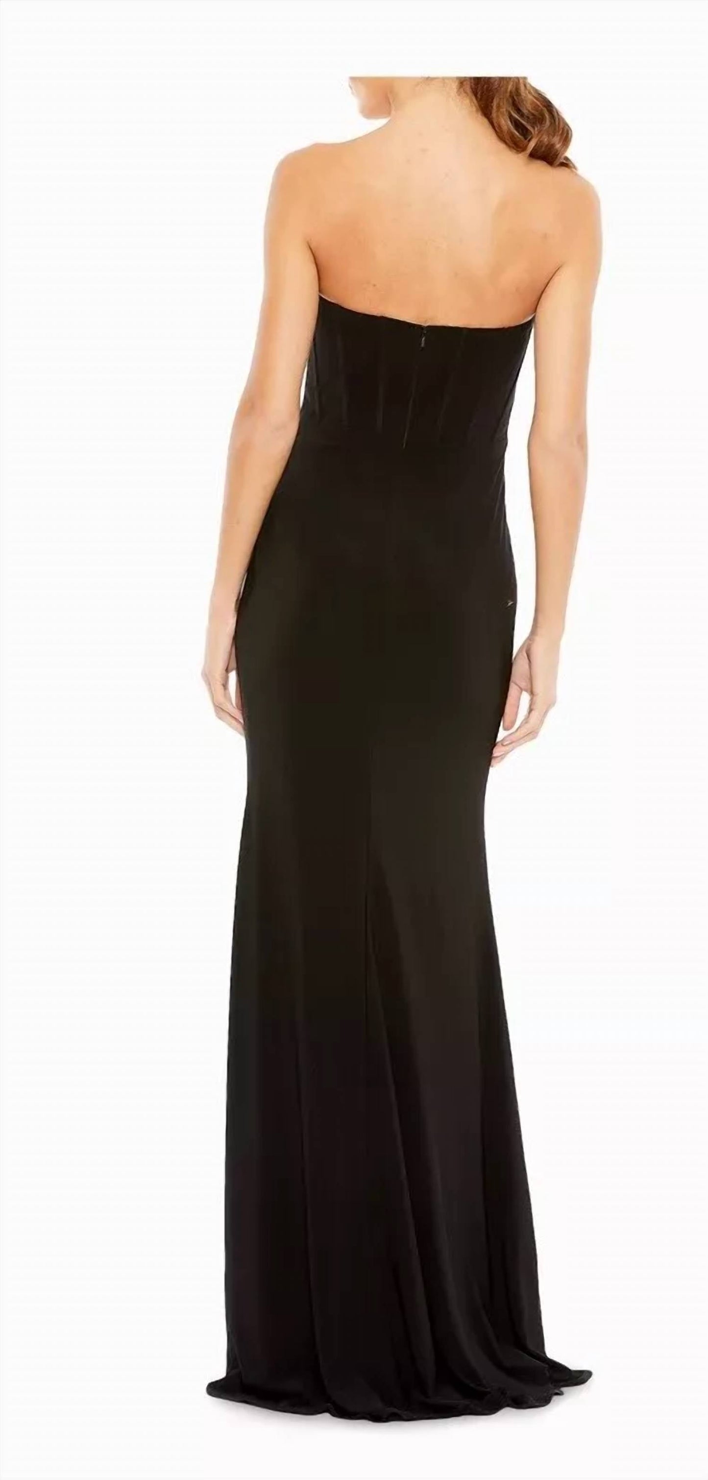 Ieena For Mac Duggal - Strapless Sweetheart Jersey Gown