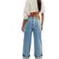 Free People - Inal Countdown Cuffed Low-rise Jeans