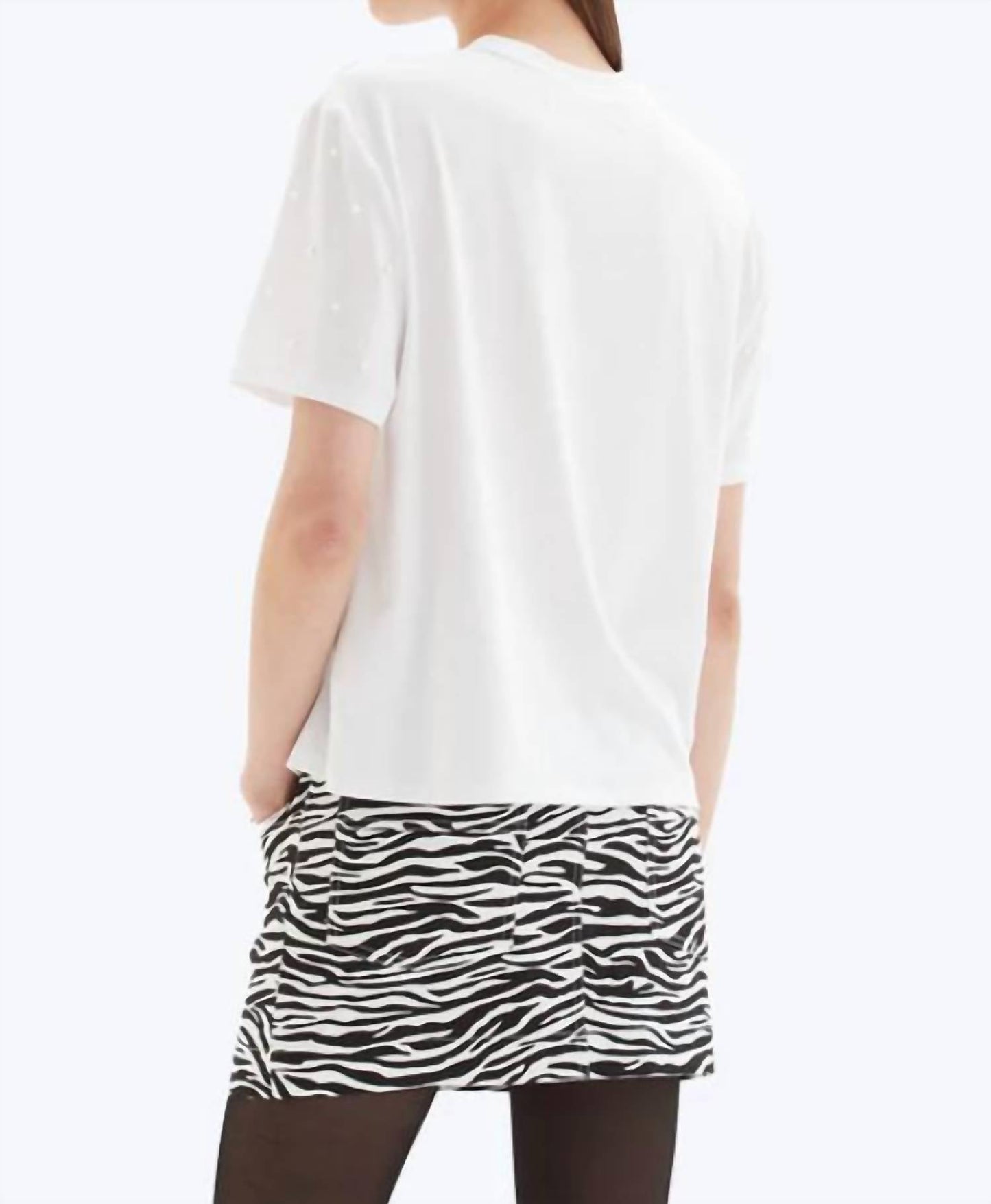 Chrldr - Pearl Sleeve Wide Tee