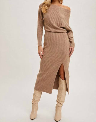 Bluivy - Knit Sweater Midi Dress