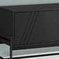 TV Stand, Modern Design Console, Media Entertainment Center, Storage Cabinet, Contemporary & Modern - Black