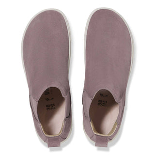 Birkenstock - Botas de couro Bend Chelsea de camurça femininas