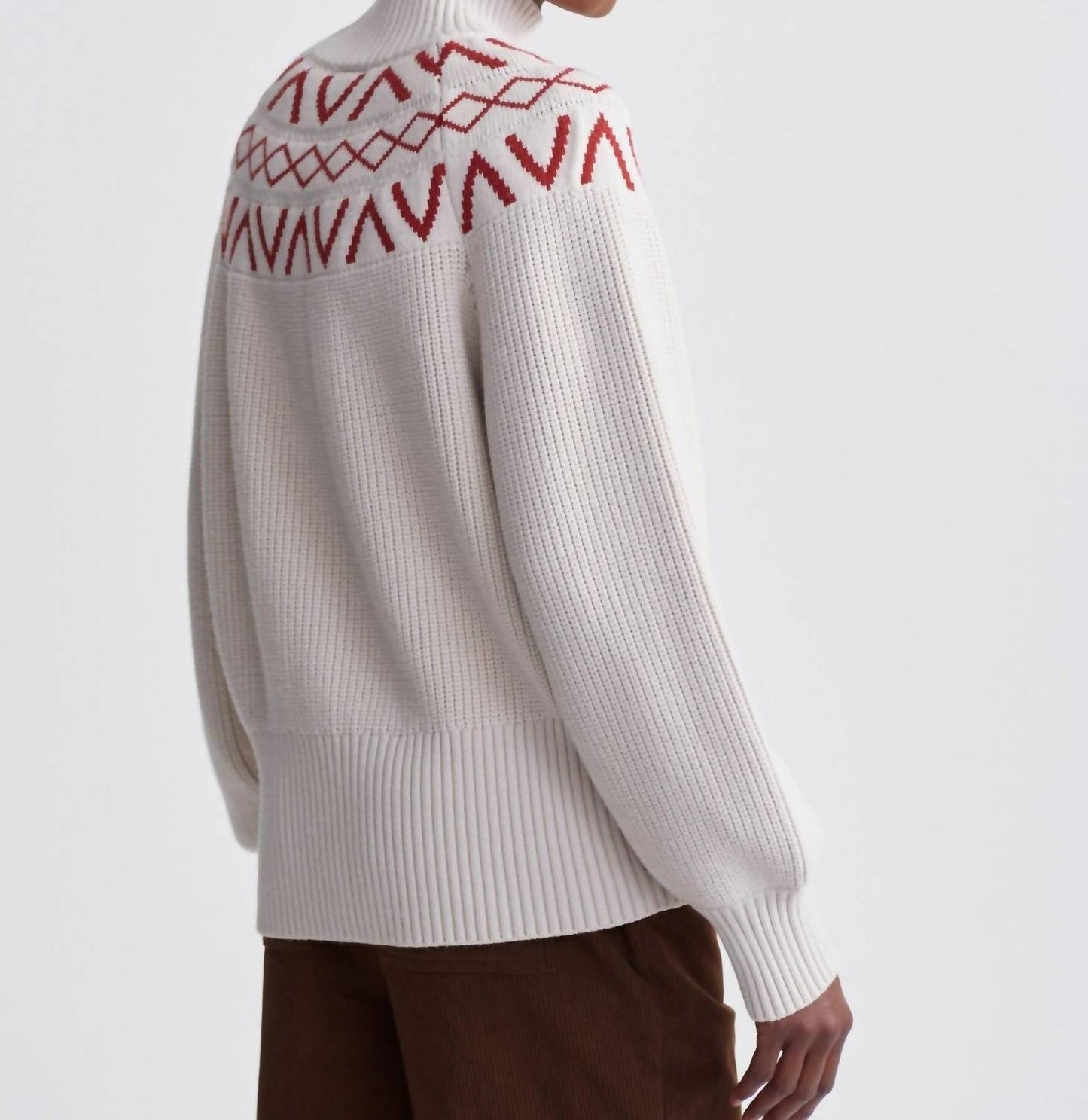 Varley - Marcie Fairisle Yoke Knit Sweater