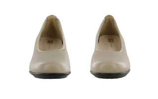 Sas - Salto Pump Feminino Milano Crema Couro