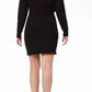 Black Tape - Women's Turtleneck Sweaterdress
