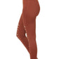 Zenana - Gypsy Cut Out Biker Leggings