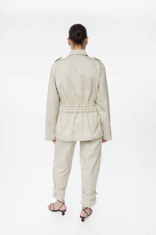 Dāl The Label - Jaqueta utilitária de algodão e lona