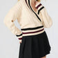 Steve Madden - Addison Faux Wrap Sweater