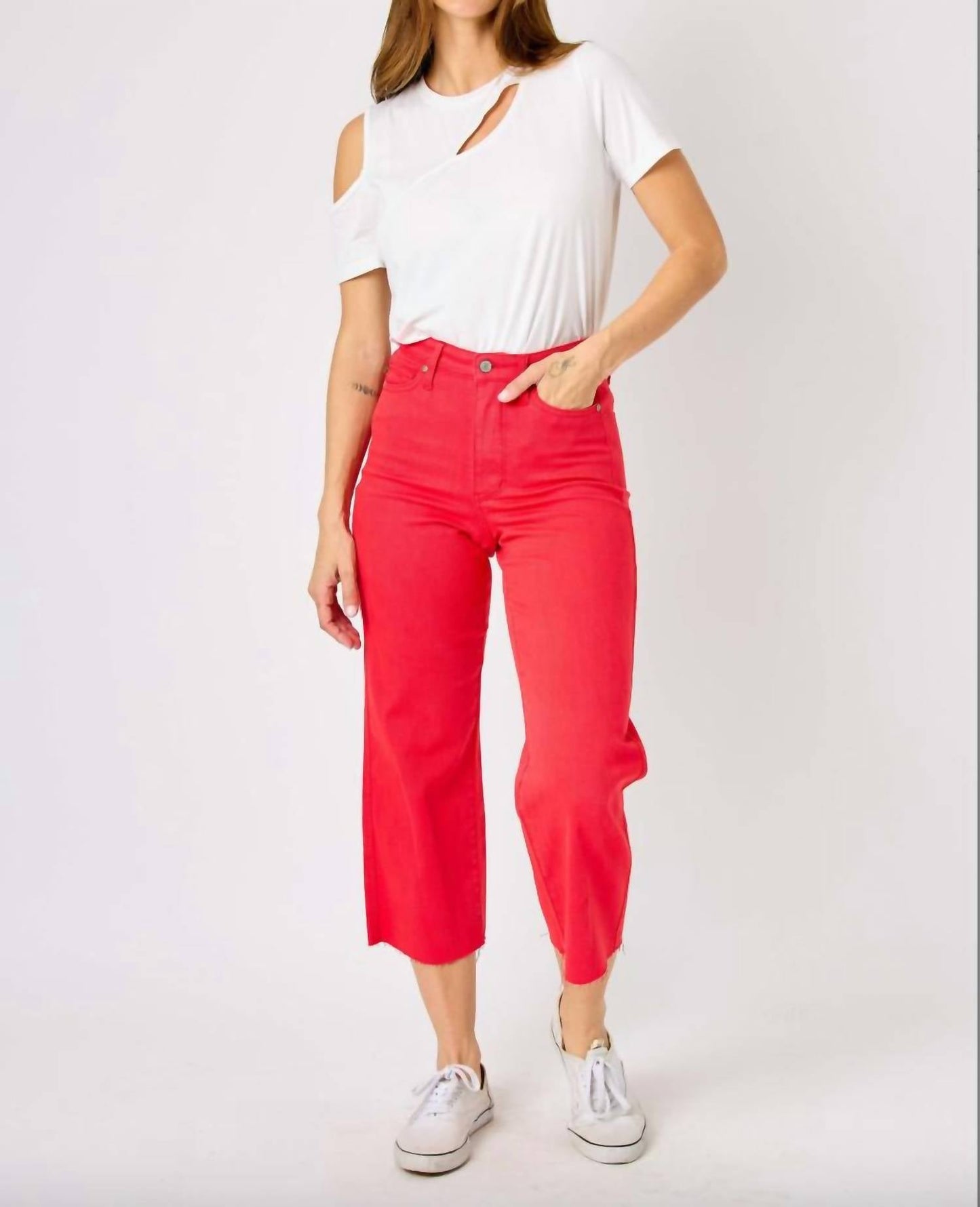 Judy Blue - Tummy Control Crop Jeans