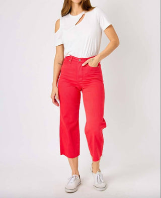 Judy Blue - Calça Jeans Cropped com Controle de Barriga