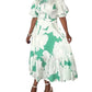 A.Peach - Puff Sleeve Midi Dress