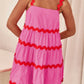 Becoming June - Ric Rac Trim Square Neck Dress