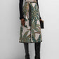 Marie Oliver - Zoie Quilted A-line Cotton Midi Skirt