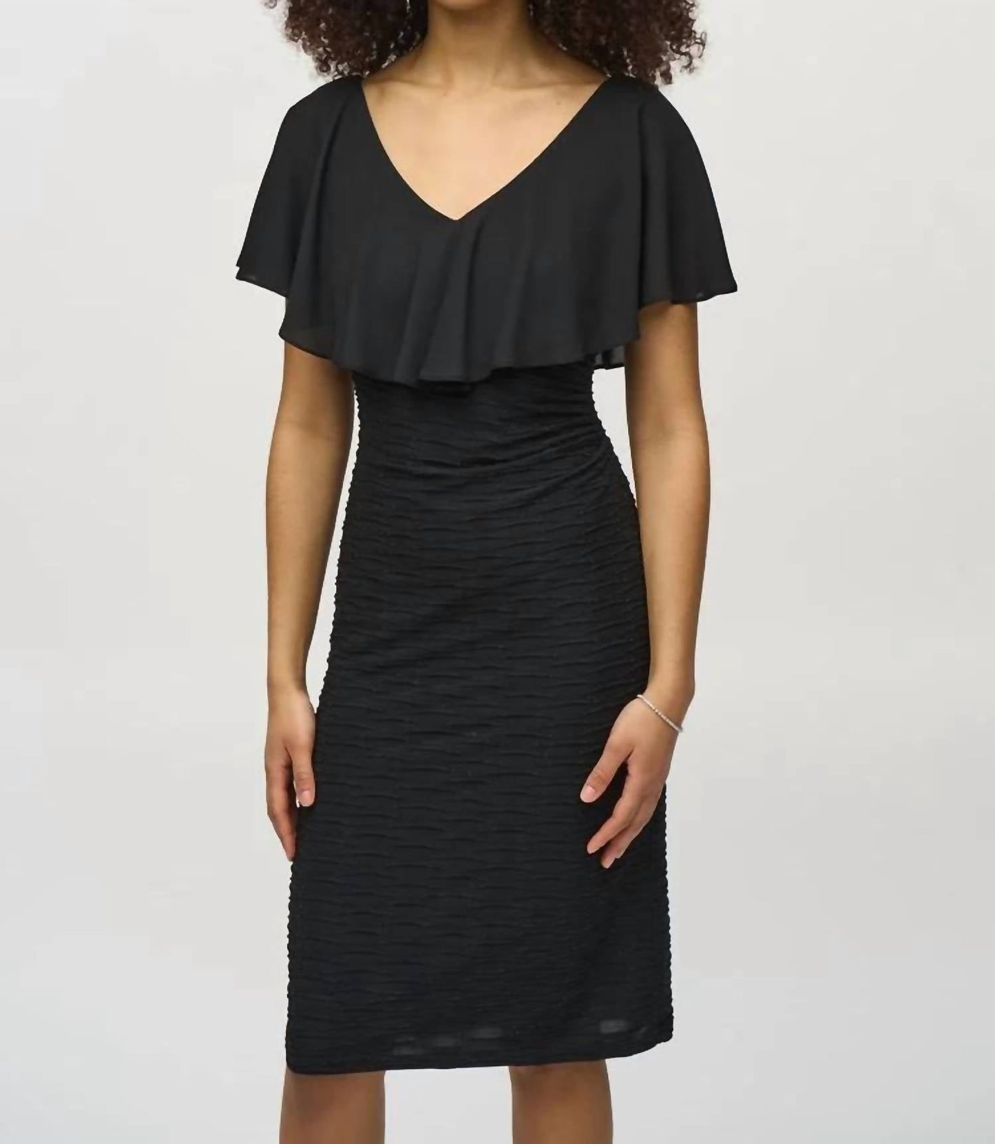 Joseph Ribkoff - Lurex And Chiffon Dress