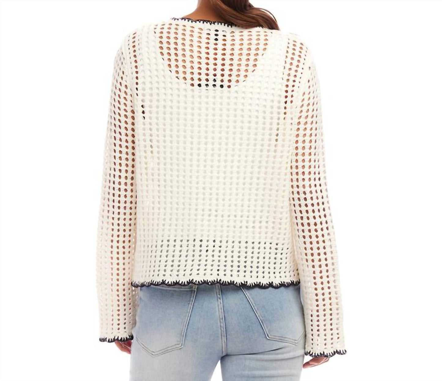 Karen Kane - Crochet Sweater