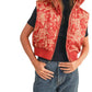 &Merci - Floral Cropped Puffer Vest