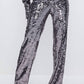 Good American - SEQUIN WIDE LEG PANTS