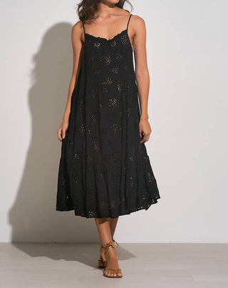 Elan - VESTIDO MAXI DE CROCHÊ