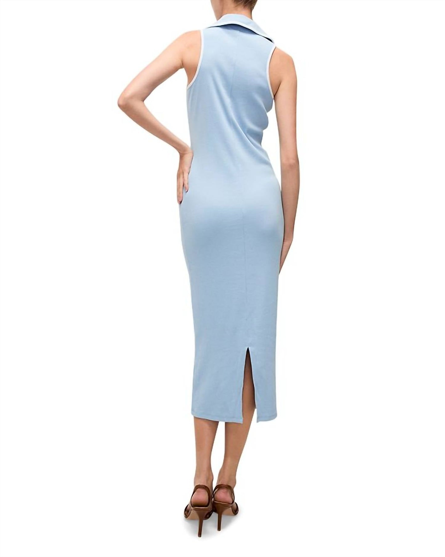 Veronica Beard - Darien Polo Collar Midi Dress