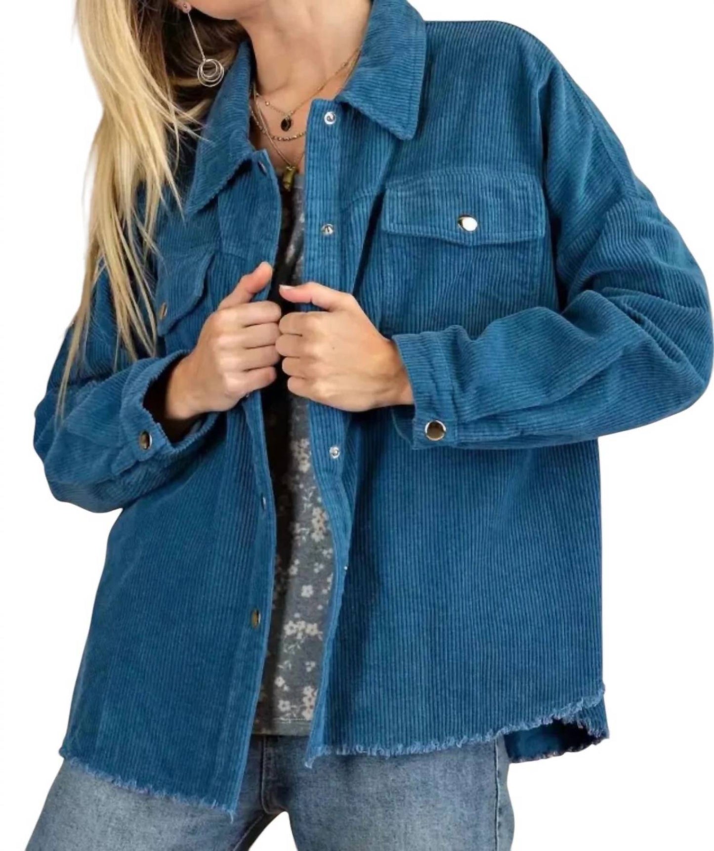 143 Story - Corduroy Shirt Jacket