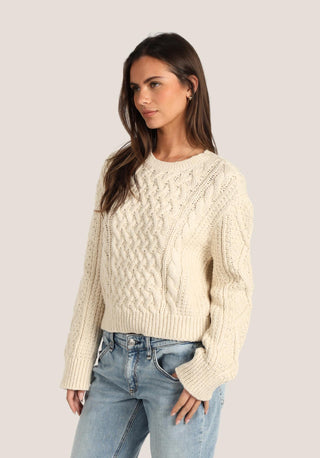 Dylan - Charlotte Cable Crew Sweater