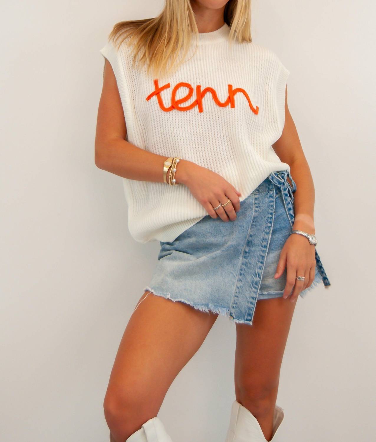 Cloud Ten - Tenn Embroidered Game Day Sweater