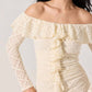 Astr - Dorian Ruffle Off Shoulder Dress