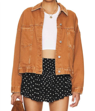 Free People - Jaqueta jeans Opal Swing