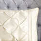 7 Piece Tufted Comforter Set Ivory Queen