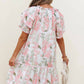 Pretty Bash - Swept Off My Feet Flutter Sleeve Floral Dress