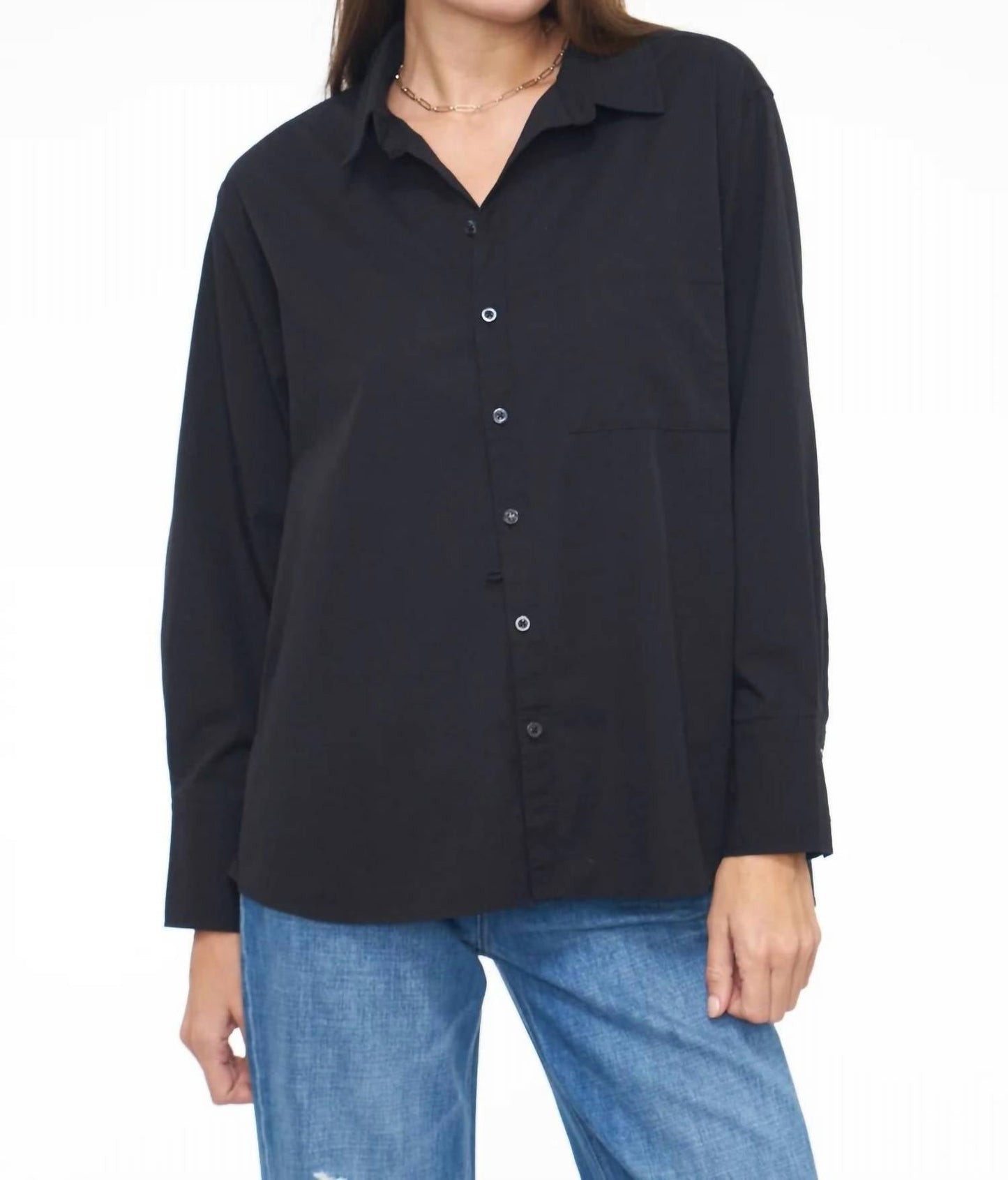 Pistola - Kaci Long Sleeve Crossover Button Down