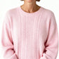 Aqua - Long Sleeve Textured Sweater