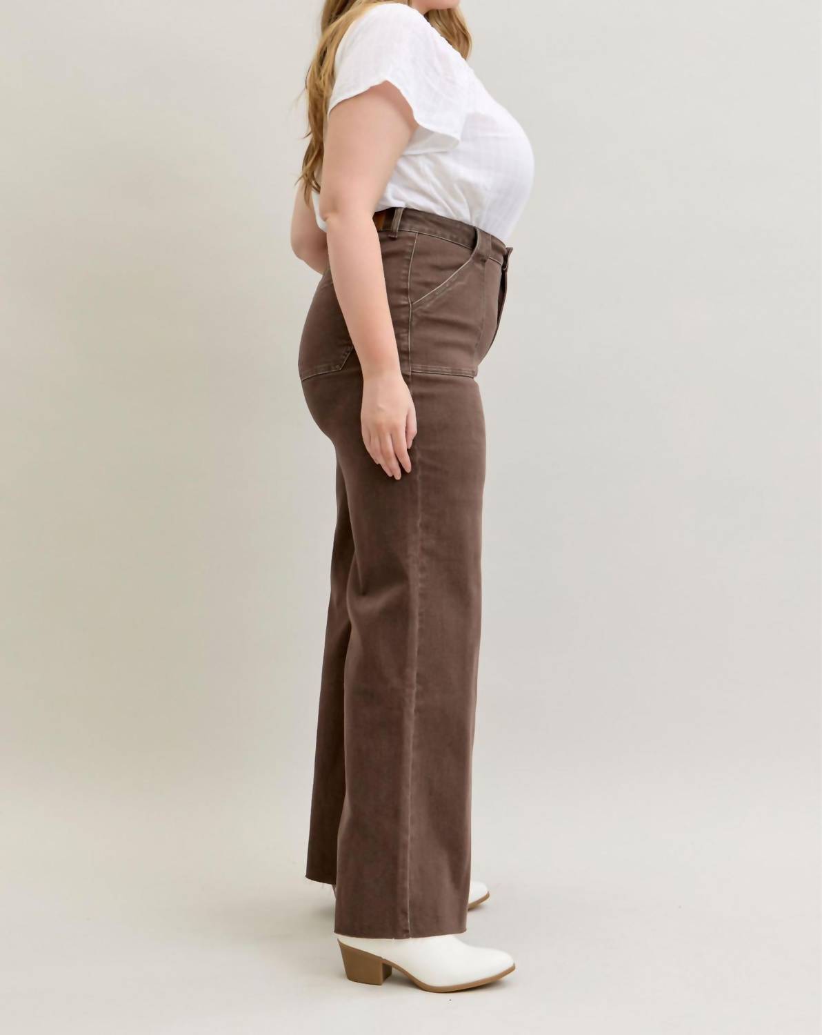 Judy Blue - Retro High Waist Wide Leg Jeans - Plus