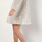 Apricot - Sequin A Line Flare Dress