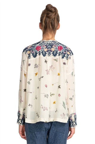 Johnny Was - Blusa de seda Nostra