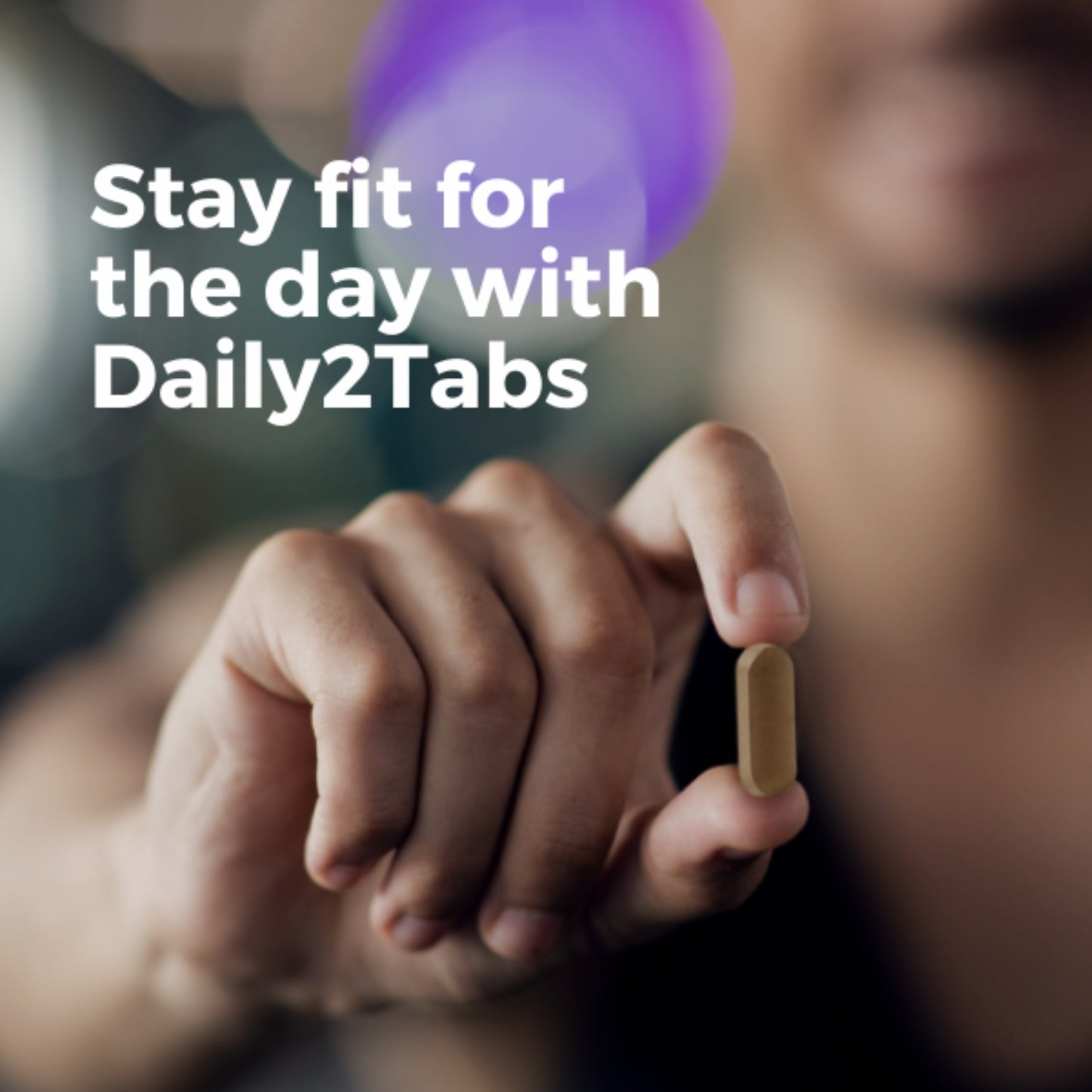 Comprimidos vegetarianos multivitamínicos e minerais essenciais Vital Remedy MD Daily2Tab - 60 unidades