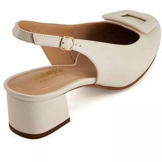 Andrea - Sapatos de salto baixo femininos com tiras