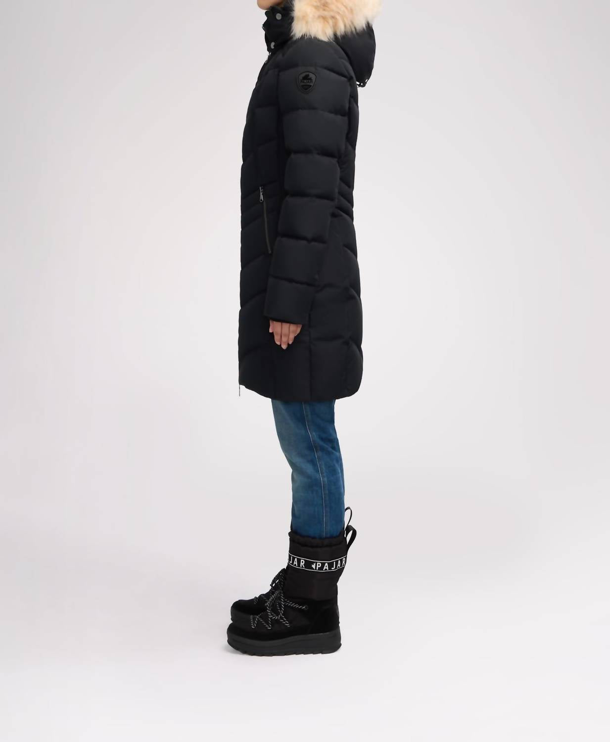 Pajar - Women's January Quilted Puffer Coat With Faux Fur